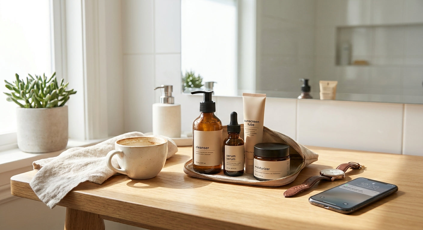 Best skincare routine set for busy mornings