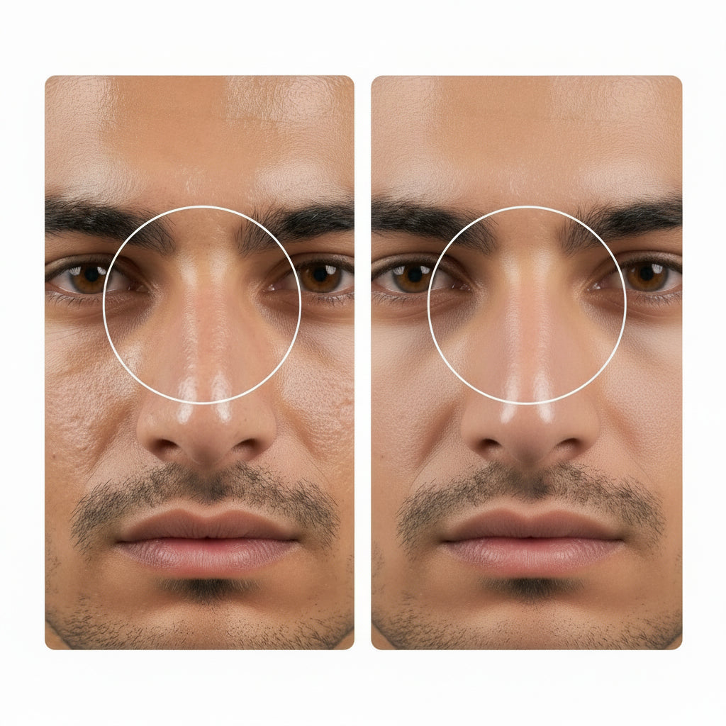 Daily Purifying Face Mousse - Before After Transformation | OLIRS Men's Skincare