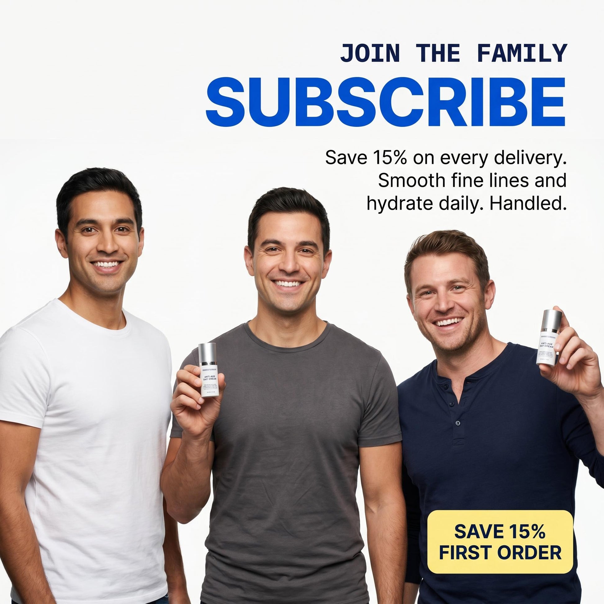 Anti-Age Day Cream - Subscribe Family Group | OLIRS Men's Skincare